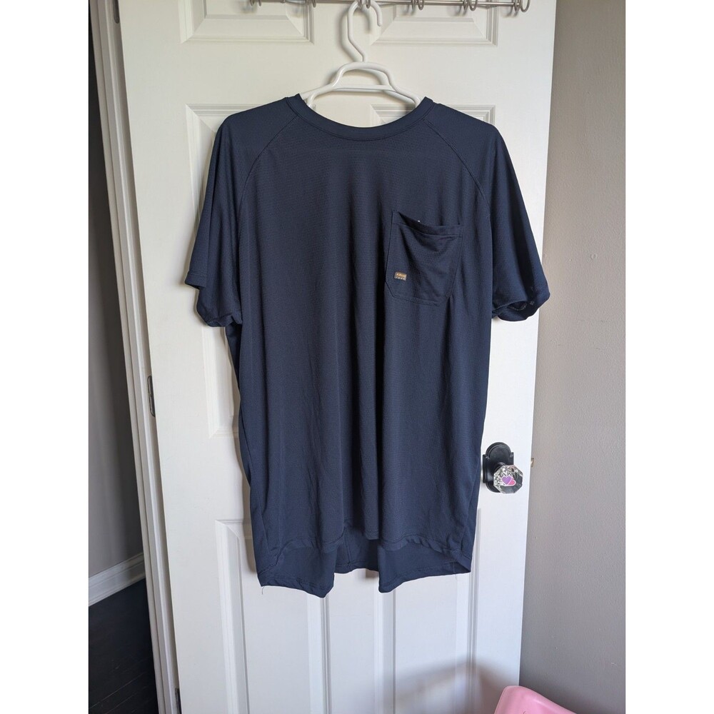Ariat Rebar 3xl Heat Fighter Blue Men’s Pocket T-shirt Workwear XXXL plus